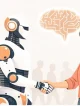 Saradnja čoveka i veštačke inteligencije u budućim karijerama – simboličan prikaz AI i ljudskog rada